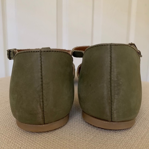 TopShop leather woven t-strap sandals /flats - Picture 4 of 14